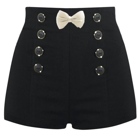 High Waisted Sailor Shorts ❤ liked on Polyvore featuring shorts, bottoms, pants, short, highwaisted shorts, highwaist shorts, sailor shorts, high waisted sailor shorts and high-waisted shorts Shorts Highwaist, Highwaist Shorts, Sailor Shorts, Pants Short, Black High Waisted Shorts, Shorts High Waisted, Shorts Pants, High Rise Shorts, Performance Outfit