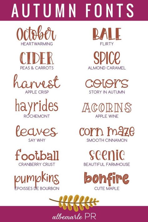 Download top free fonts for logos & branding! Best brush, script, & handwritten styles for commercial use. Click now! 😀😹😼 Top Free Fonts, Fonts For Logos, Fall Fonts, Teacher Fonts, Scrapbooking Printables, Fall Designs, Fancy Letters, Halloween Fonts, Aesthetic Fonts