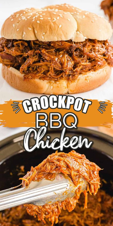 Crockpot Pulled Bbq Chicken, Best Crockpot Bbq Chicken, Slow Cooker Bbq Pulled Chicken, Crockpot Bbq Chicken, Crock Pot Bbq, Bbq Pulled Chicken Sandwiches, Bbq Pulled Chicken, Pulled Chicken Sandwiches, Best Crockpot