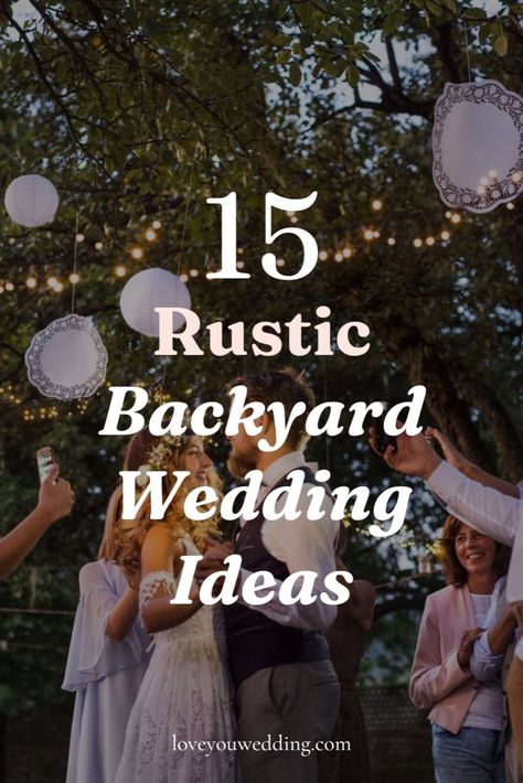 16 Small Yard Wedding ceremony Concepts on a Price range: Décor, Ceremony, Reception - Price range Wedding ceremony Concepts- #Backyard #Budget #Ceremony #Decor #Ideas #reception #Small #Wedding Check more at https://howcandothis.com/weddingideas/16-small-yard-wedding-ceremony-concepts-on-a-price-range-decor-ceremony-reception-price-range-wedding-ceremony-concepts/ Outside Wedding And Reception Ideas, Wedding Ideas For Backyard, Small Wedding Space Ideas, Outside Home Wedding Ideas, Decorate Fence For Wedding, Backyard Wedding Entertainment, Wedding Backyard Ceremony, Southern Chic Wedding Ideas, Small Cottage Wedding Ideas