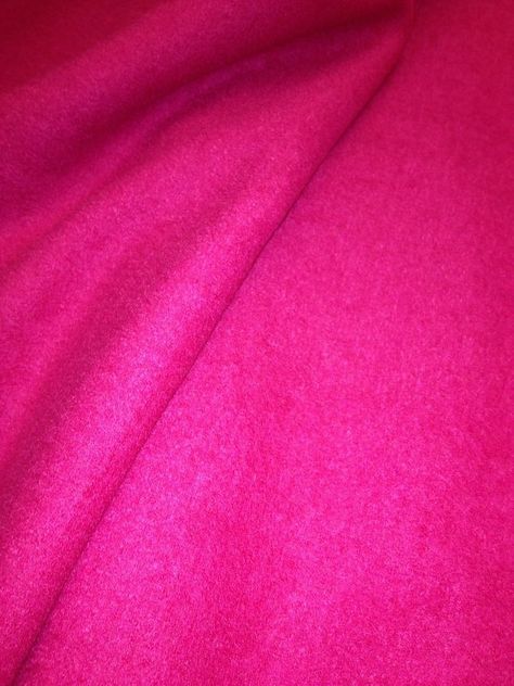 High Quality Boiled Wool Dress Fabric in Bright Cerise Pink Boiled Wool Fabric, Fuschia Color, Yoga Business, Colour Wheel, Florida Room, Soft Life, Cerise Pink, Desi Clothes, Boiled Wool