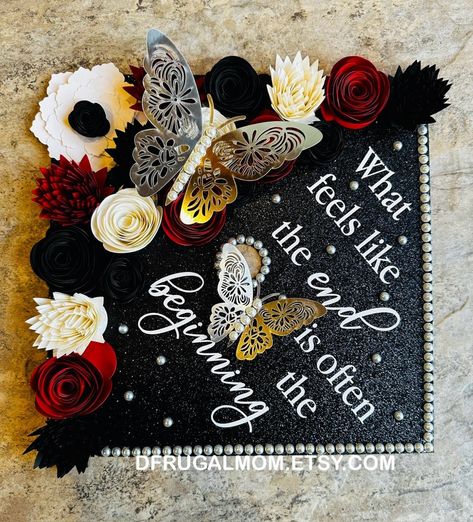 Graduation Cap Decor Graduation Cap Topper Cap Topper Graduation Cap Design Flower Graduation Cap Grad Cap Topper - Etsy Graduation Cap Decor, Flower Graduation Cap, Flower Graduation, Grad Cap Topper, Cap Decoration, Graduation Caps, Graduation Cap Decoration, Cap Decorations, Top Hats