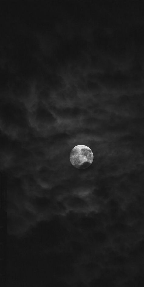 Black Walpaper Aestethic Dark, Black And Gray Aesthetic Wallpaper, Awan Aestethic, Full Moon Photography, Amoled Wallpaper, Moon And Stars Wallpaper, Acoustic Guitar Photography, Moon Dark, Unique Iphone Wallpaper