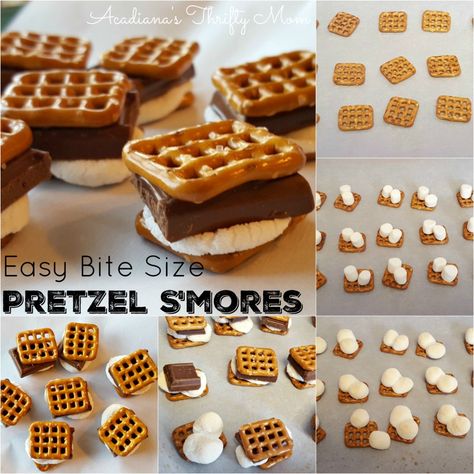 Pretzel S’mores Bites, S’more Pretzel Bites, Pretzel Marshmallow Chocolate, Chocolate Covered Pretzel Bites, Marshmallow Pretzel Treats, Pretzel Snaps Treats, S’mores Bites, Pretzel Chocolate Treats, Pretzel Smores Bites