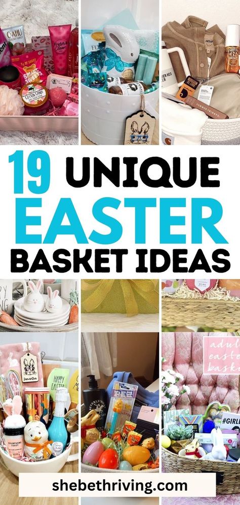 Easter Basket Ideas For Adults Easter Basket Adult, Easter Basket Ideas For Adults, Cheap Easter Baskets, Easter Basket Ideas For Teens, Easter Basket Alternatives, Teen Easter, Diy Easter Basket Ideas, Teen Easter Basket, Easter Basket Themes