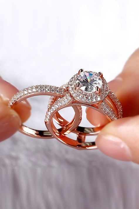 69 Most Popular And Trendy Engagement Rings For Women ❤️ engagement rings for women modern rose gold round cut set ❤️ See more: https://www.weddingforward.com/engagement-rings-for-women/ #weddingforward #wedding #bride Trendy Engagement Rings, Most Popular Engagement Rings, Rings Ideas, Popular Engagement Rings, Ring Rosegold, Trending Engagement Rings, Diamond Engagement Wedding Ring, Ring Trends, Round Engagement Rings