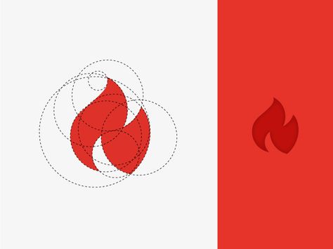 Fire #logo Fire Logos Design, Fire Logo Design Ideas, Fire Graphic Design, Fire Logo Design, Golden Ratio In Design, Golden Ratio Logo, Fire Icon, Fire Graphic, Fire Logo