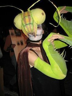 Pray Mantis Costume, Preying Mantis Costume, Praying Mantis Costume, Insect Costume, James And Giant Peach, Bug Costume, Mantis Religiosa, The Giant Peach, Praying Mantis