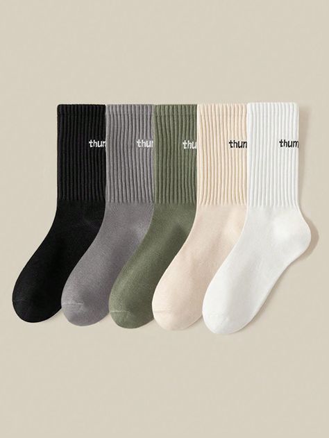 Multicolor  Collar  Knitted Fabric   Embellished   Women Socks & Hosiery Sock Branding, Socks With Sneakers, Socks Photoshoot, Socks Logo, Socks Photography, Trendy Socks, Creative T Shirt Design, Men Socks, Women Crew Socks