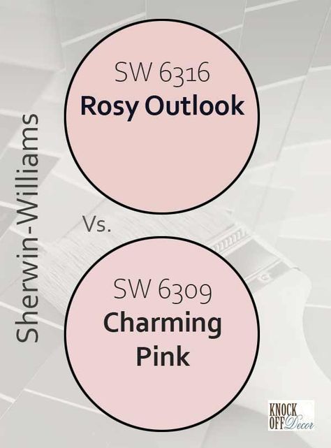 Rosey Outlook Sherwin Williams, Wherein Williams Charming Pink, Sherwin Williams Charming Pink Bedroom, Priscilla Sherwin Williams, Best Sherwin Williams Pink Paint Colors, Sherman Williams Pink, Sw Charming Pink, Sherman Williams Pink Colors, Sherwin Williams Pink Girls Room