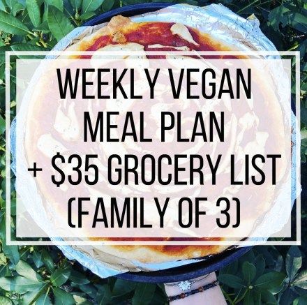 Weekly Vegan Meal Plan + $35 Grocery List (Family of 3) | The Friendly Fig Extreme Budget Vegan Meals, Budget Vegan Recipes, Vegan Prep Meals For The Week, Vegan Grocery List On A Budget, Frugal Vegan Meals, Vegan Budget Meals, Vegan Weekly Meal Plan, Cheap Vegan Meal Plan, Lent 2024