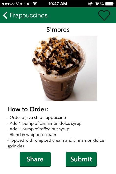 Secret Menu Starbucks Frappuccino Recipe, Cinnamon Dolce Syrup, Starbucks Secret Menu Recipes, Secret Starbucks Drinks, Toffee Nut, Starbucks Secret Menu Drinks, Starbucks Coffee Drinks, Cinnamon Dolce, How To Order Starbucks