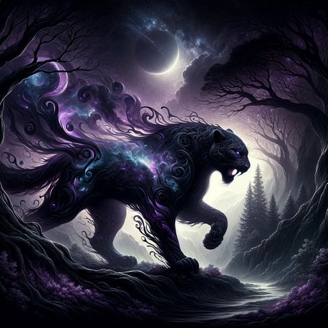 Mystical Creatures Mythology, Magic People, Monster Manual, Creature Fantasy, Panther Art, Mythical Creatures Fantasy, Mystical Animals, Fairy Wallpaper, Mythical Animal