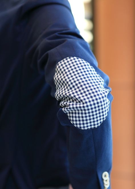 Elbow Patch Gingham Fashion, Sharp Dressed Man, Mode Masculine, Elbow Patches, Well Dressed Men, Gentleman Style, Well Dressed, Gq, Men Dress