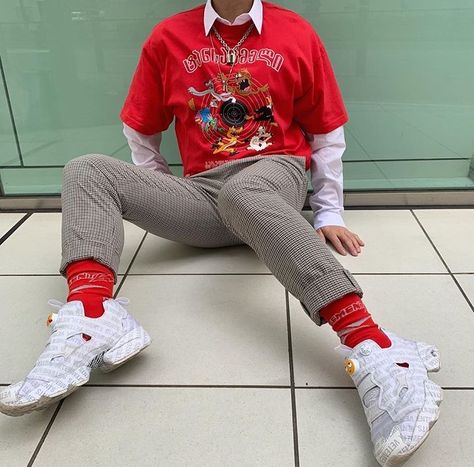 Lovecore Outfit Male, Lovecore Aesthetic Outfit Male, Lovecore Outfits Men, Male Christmas Outfit, Lovecore Aesthetic Outfit, Alt Streetwear, Lovecore Fashion, Aesthetic Christmas Outfits, Outfits For Highschool