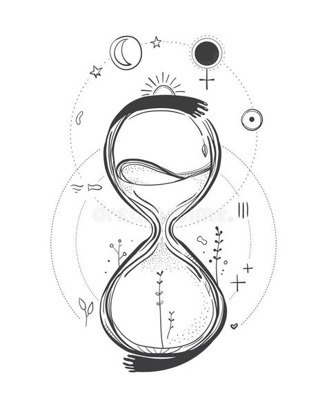 Sole Tattoo, Time Symbol, Hourglass Drawing, Brain Tattoo, Boho Style Art, Skin Marks, Hourglass Tattoo, Petite Tattoos, Bad Tattoos