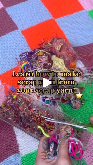 300K views · 28K likes | ॐ Eloise Clarkson on Instagram: "Thankyou a ton for the love on tonight’s fibre drop💌 here’s me experimenting with turning my scraps into wool nep-esque bits and spinning them🧵the skein ended up selling in a mini skein set💖⁣ ⁣  #yarnsscraps #handspunyarn #spinningwheel #trendingmusic #explorepage #crochetersofinstagram #knittersofinstagram #crochetproject #knittingproject" Scrap Yarn, Spinning Yarn, Mini Skein, Spinning Wheel, Handspun Yarn, Yarn Crafts, Knitting Projects, Spinning, Crochet Projects