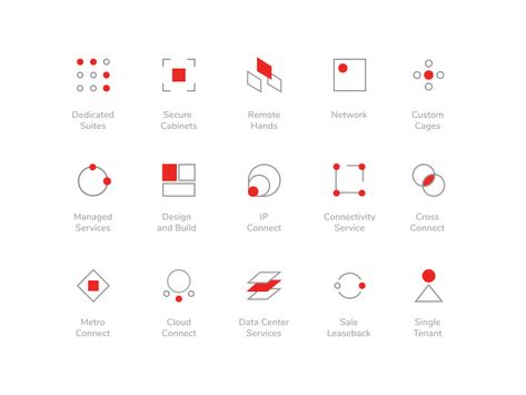 Data Center icons - Abstract Set by Alena Sokolova on Dribbble Abstract Icons Design, Data Icon Design, Unique Icon Design, Abstract Icon Design, Abstract Iconography, Connectivity Design, Iconography Design, Infographic Icons, Tech Icons