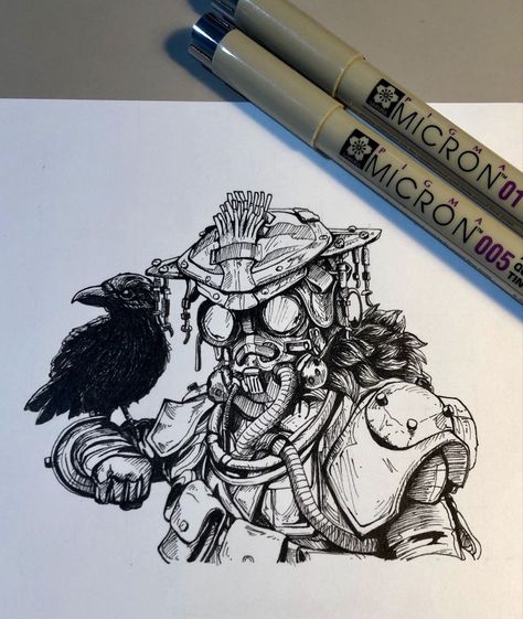 Apex Legends Bloodhound, Legend Drawing, Apex Legends, Arte Sketchbook, Doodle Art Designs, Cartoon Character Design, Ink Illustrations, Pen Art, Anime Sketch