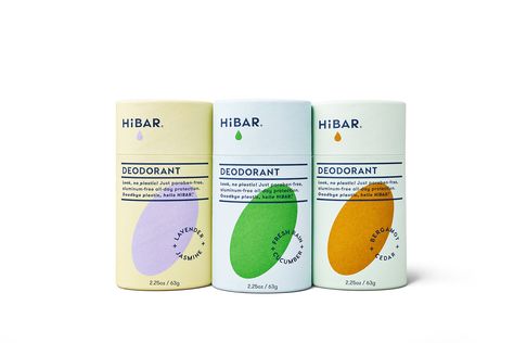 Special Offer: Get 4 HiBAR products for the price of 3 User promo code: 443HIBAR Must add 4 to cart. HiBAR plastic-free deodorant is oval-shaped with an easy push-up applicator, and is available in 3 natural fragrances. Lavender + Jasmine: Caprylic/Capric Triglyceride (Coconut Oil & Glycerin*), Maranta Arundinacea (Arrowroot) Root Powder, Helianthus Annuus (Sunflower) Seed Wax, Lauryl Laurate (Plant Based*), Cocos Nucifera (Coconut) Oil, Sodium Bicarbonate, Magnesium Hydroxide (Brucite*), Butyro Deodorant Packaging, Magnesium Hydroxide, Lime Peel, Citrus Aurantifolia, Cocos Nucifera, Helianthus Annuus, Sodium Bicarbonate, Skin Care Brands, Sunflower Seed