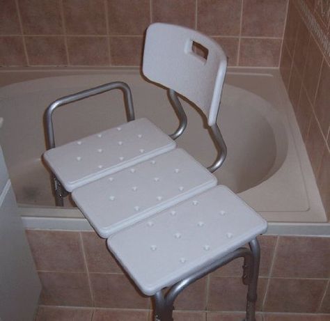 Amazon.com: MedMobile® BATHTUB TRANSFER BENCH / BATH CHAIR WITH BACK, WIDE SEAT, ADJUSTABLE SEAT HEIGHT, SURE-GRIPED LEGS, LIGHTWEIGHT, DURABLE, RUST-RESISTANT SHOWER BENCH: Health & Personal Care Diy Shower Chair, Addi Projects, Shower Chairs For Elderly, Shower Chairs, Bathtub Seat, Bath Chair, Accessible Bathroom Design, Transfer Bench, Bilik Air