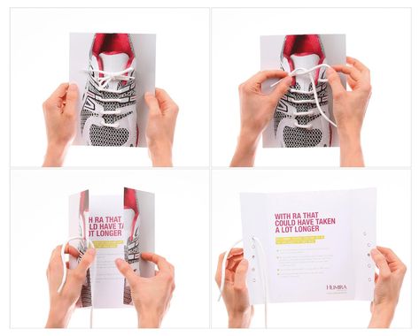 Humira Direct Advert By Langland: Shoelace mailer | Ads of the World™ Direct Mail Advertising, Mail Jeevas, Direct Mailer, Direct Mail Design, Direct Mail Marketing, Mailer Design, Clever Advertising, Publicidad Creativa, Mailer Box