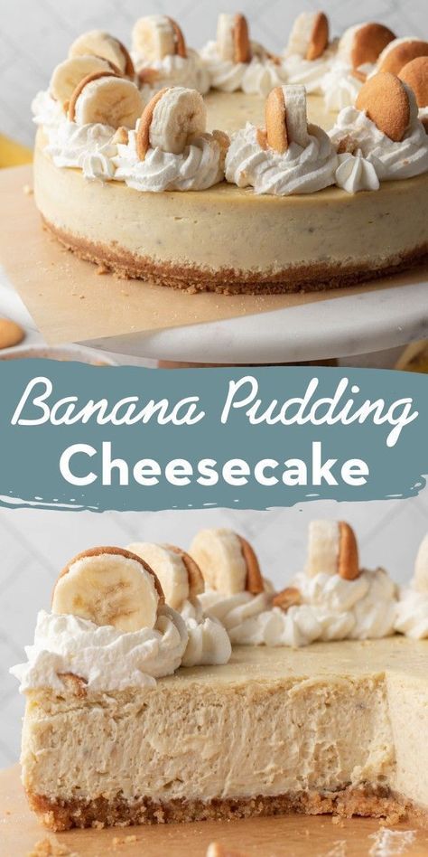 banana pudding cheesecake Nilla Wafer Crust, Live Well Bake Often, Instant Banana Pudding, Pudding Cheesecake, Layered Dessert, Banana Pudding Cheesecake, Banana Cheesecake, Banana Dessert, Cheesecake Desserts