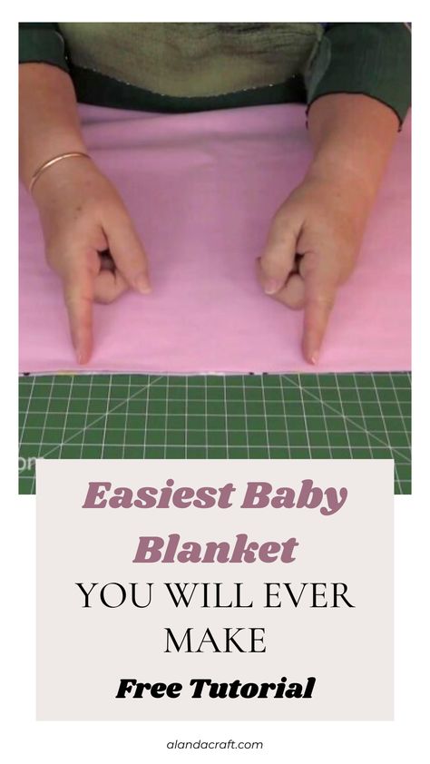 Craft a cuddly masterpiece with our easy-to-follow video tutorial and step by step written instructions. Whether you're new to sewing or an already experienced crafter, our tutorial will show you how to make the perfect baby blanket every time Easy To Make Baby Blankets, Easy Hand Sewn Quilts For Beginners, Toddler Blankets To Sew, What Size Is A Baby Blanket, Simple Baby Blankets To Sew, Muslin Blanket Repurpose, Easy Baby Blanket Sew, How To Make A Baby Blanket, Easy Quilt Binding For Beginners