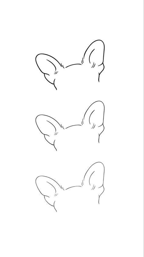 Simple Frenchie Tattoo, French Bulldog Ears Outline Tattoo, French Bulldog Ear Tattoo, Frenchie Ears Outline Tattoo, Frenchie Silhouette Tattoo, Frenchie Outline Tattoo, Frenchie Ears Tattoo, Dog Silloettes Tattoo, French Bulldog Ears Tattoo