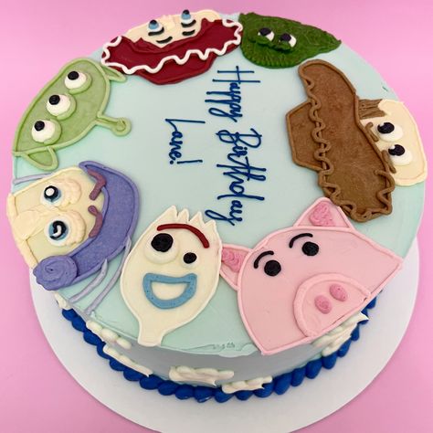 Toy Story Jessie Cake, Buzz Birthday, Toy Story Birthday Cake, Cookie Cake Designs, Disney Cake, Toy Story Cakes, Story Birthday, 2 Birthday Cake, 2nd Birthday Party Themes