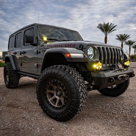 Our Jeep JL equipped with, Stage 8 ICON Vehicle Dynamics 2.5" Supsension System, ICON Alloys Rebound's 17" wrapped in 37" Toyo Tires Op Jeep Wrangler Big Tires, Big Jeep, Jeep Upgrades, Jeep Adventure, Auto Jeep, Jl Wrangler, Jeep Wheels, Custom Jeep Wrangler, Wrangler Sahara