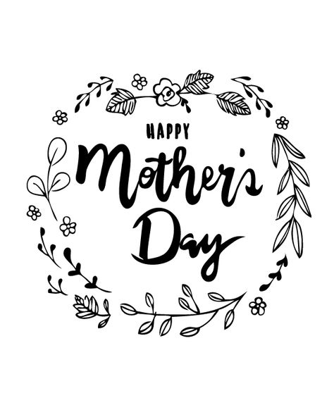 via tingandthings.com Happy Mothers Day Lettering, Gezuar 8 Marsin, Mother’s Day Doodle Ideas, Mother Day Art, Mother’s Day Card Ideas Words, Happy Mother’s Day, Happy Mothers Day Printable, Happy Mother Day Card, Happy Mothers Day Coloring