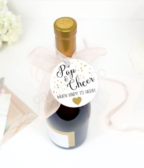 Pop It When She Pops Champagne, Pop Me When She Pops, Pop This When She Pops, Pop When She Pops Champagne, Pop It When She Pops Tags Printable Free, Pop When She Pops Tags, Baby Shower Champagne Favors, Pop When She Pops, Pop It When She Pops