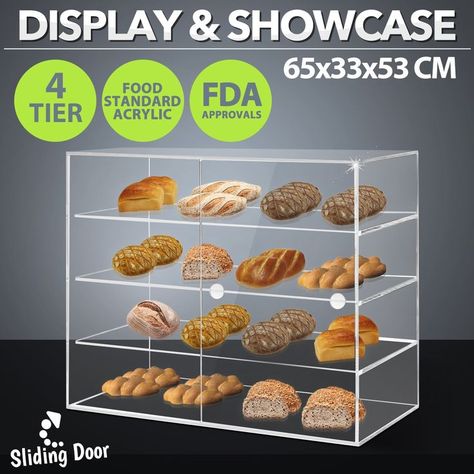 #acrylic #bakery #cake #cupcake #display #cabinet #donut #pastry #cooking #dinner #shop #bakerylove #display #showcase #model Pastry Display Ideas, Cake Display Cabinet, Donut Cupcakes, Bakery Display Case, Present Cake, Bakery Display, Bakery Cake, Cupcake Display, Healthy Food List