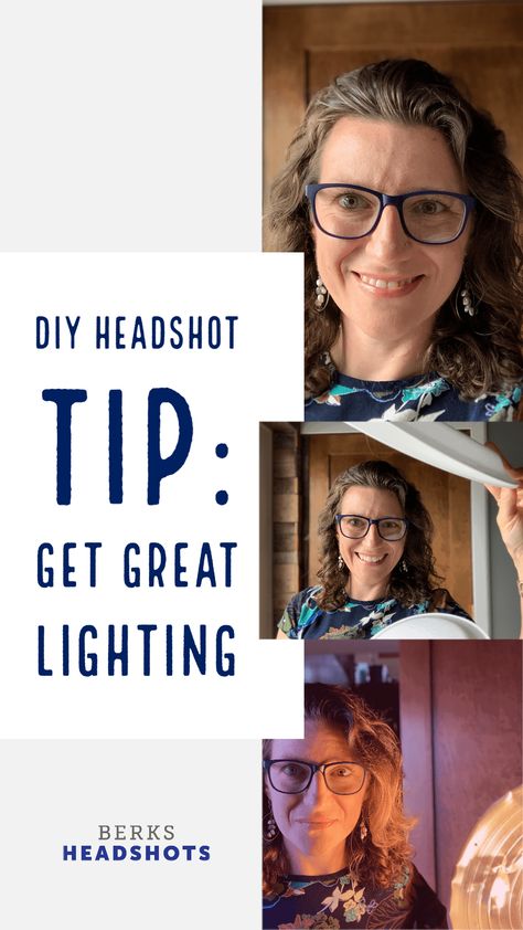 Headshot Tips for diy selfie headshots Headshots At Home, Diy Headshots, Headshot Tips, Selfie Lighting, Dramatic Photos, Lighting Tips, Selfie Light, Shot Photo, Photographer Headshots