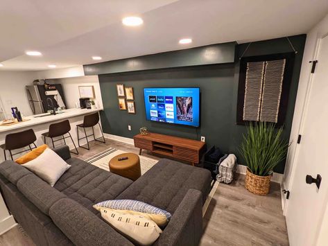 Basement Airbnb Ideas, Basement Airbnb, Basement Suite, Work Remote, Basement Living, Motel Room, Basement Living Rooms, Airbnb Design, Parking Spot