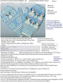 Kathleen Taylor's Dakota Dreams: Freebie Friday- Part 1- Stranded Snow Mittens Child Size Baby Mittens Knitting, Mittens Knitting Pattern, Knitting Mittens, Mittens Knitting, Wool Patterns, Snow Mittens, Knitted Mittens Pattern, For My Granddaughter, Glove Pattern