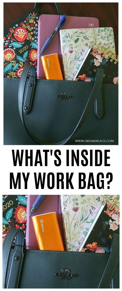 Work Bag Packing, Office On The Go Bag, On Call Bag, Work Bag Packing List, Inside Work Bag, Writers Bag Essentials, What To Put In Work Bag, Office Work Bag Essentials, What To Pack In Your Work Bag