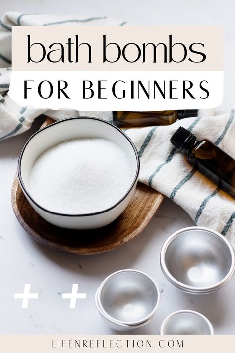 Do you want to make DIY bath bombs? Follow my popular guide to bath bombs for beginners with the best tips! Bath Bomb Recipe Easy, Bath Boms Diy, Bath Boms, Easy Soap Recipes, Homemade Body Care, Homemade Cleaning Supplies, Bath Bomb Recipes, Bath Bomb Molds, Homemade Bath Products