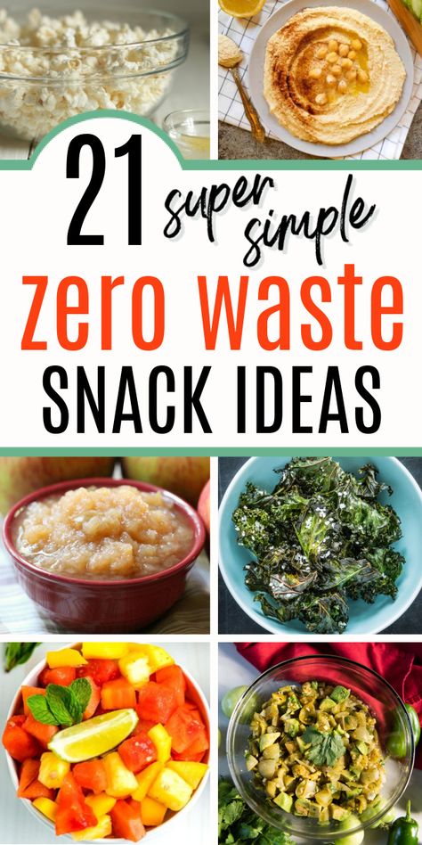 Trying to fo zero waste and find plastic free snacks? Here’s a list of sustainable and low waste snacks for kids and adults alike - recipes included! #plasticfree #zerowasteliving #sustainableliving #packagefree #lowwaste Low Waste Recipes, Climate Friendly Food, Less Food Waste, Zero Waste Food Recipes, Zero Waste Food Ideas, Zero Waste Snacks, No Waste Recipes, No Waste Food, Sustainable Food Recipes