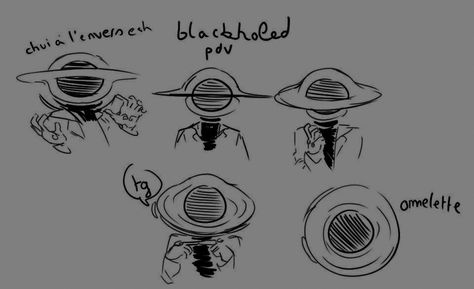 Nebula Character Design, How To Draw A Black Hole, Simple Character Design Animation, Black Hole Sketch, Black Hole Character Design, Black Hole Drawing, Nebula Character, Hole Drawing, Simple Character