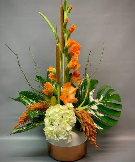 Thanksgiving Traditions - WildFlower - WildFlower Gladiolus Arrangements, Tropical Arrangements, Funky Flowers, Contemporary Flower Arrangements, Tropical Floral Arrangements, Tropical Flower Arrangements, Spring Flower Arrangements, Ruby Anniversary, Fiesta Tropical