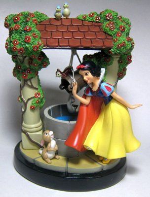 Snow White Wishing Well, Wishing Well Fountain, Wishing Fountain, Well Fountain, Snow White 1937, Snow White Birthday, Images Disney, Disney Snow White, Disney Figurines