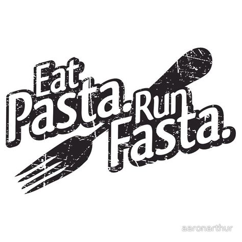 "Eat Pasta. Run Fasta." Stickers by aaronarthur | Redbubble Eat Pasta Run Fasta, Cross Country Running, Fit Girl Motivation, Running Quotes, Running Inspiration, Runners World, Sport Quotes, Half Marathon Training, Run Disney