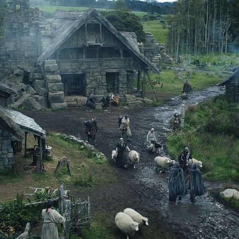 Dark Academia Farm Aesthetic, Fantasy Farm Aesthetic, Medieval Poor Aesthetic, Medieval Commoner Aesthetic, Medieval Farm Aesthetic, Medieval Coastal Village, Medieval Life Aesthetic, Midevil Village Aesthetic, Poor Fantasy Village