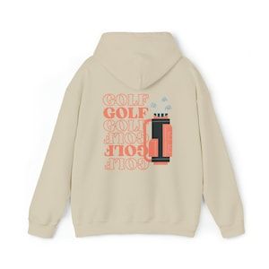 So glad our golf hoodie caught your eye! This golf hoodie with Golf on the back, will have you and your fellow golfer lovers looking and feeling your best on and off the course! Makes the perfect, unique and trendy golf gift for your favorite golfer! Keep shopping! View our entire golf collection here: https://www.etsy.com/shop/XtracurricularCo Golf Aesthetics, Golf Girl, Trendy Golf, Golf Hoodie, Golf Stuff, Golf Clothes, Golf Collection, Golf Set, Girly Aesthetic