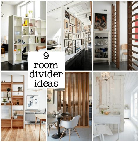 How To Separate Rooms, Separate Rooms Without Walls, Dividing Rooms Without Walls, How To Divide A Room, Divided Living Room, Living Room Divider Ideas, Room Divider Ideas Bedroom, Long Narrow Rooms, Bedroom Divider