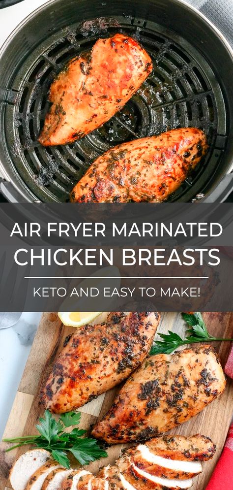 Air Fryer Chicken Marinade Recipes, Marinated Chicken Air Fryer Recipes, Marinade For Air Fryer Chicken, Best Chicken Marinade For Air Fryer, Pickle Juice Marinade Chicken Air Fryer, Low Sodium Air Fryer Chicken, Air Fryer Chicken Marinade, Air Fryer Marinated Chicken Breast, Marinated Chicken Air Fryer