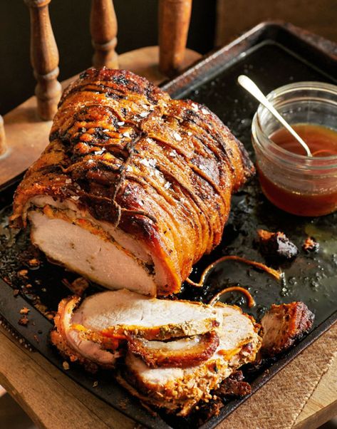 Crispy Skin Rolled Pork Roast | MiNDFOOD Recipes Rolled Pork Roast, Pork Roulade, Pork Belly Roast, Pork Sirloin Roast, Rolled Roast, Pork Loin Roast Recipes, Pork Roll, Pork Belly Recipes, Pork Roast Recipes