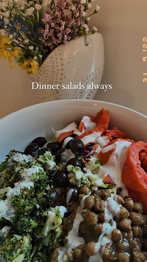 Stories • Instagram Salad Captions, Salad Instagram Story, Food Captions, Morristown Nj, Breakfast Salad, Food Aesthetics, Days Challenge, Coffee Cocktails, Dinner Salads